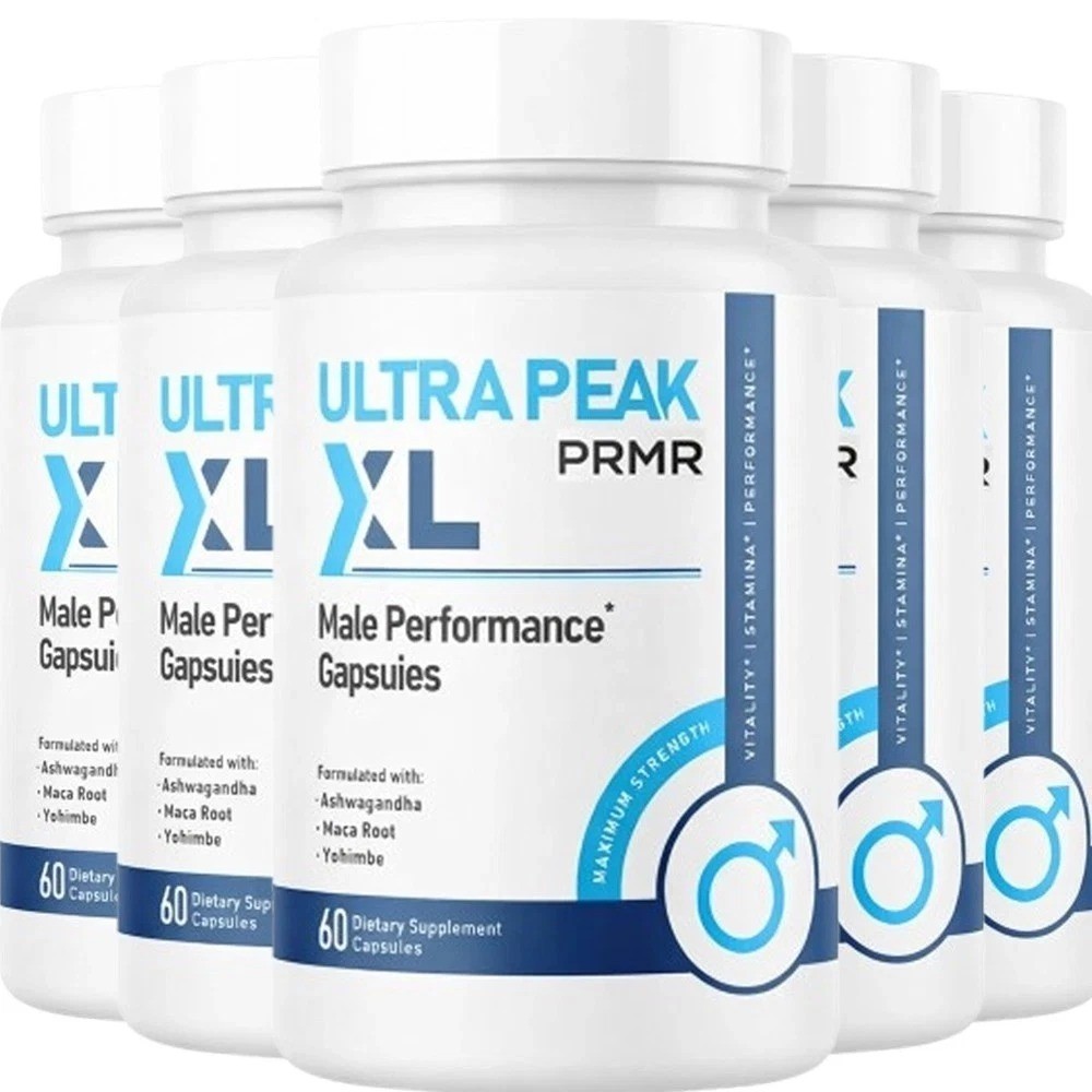 (5 Pack) Ultra Peak XL Man’s Advanced Male Support Supplement – 300 capsules