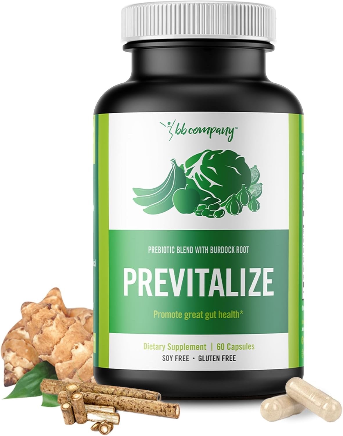 BB Company Previtalize Prebiotics for Women – 60 Capsules Exp: 05/2027