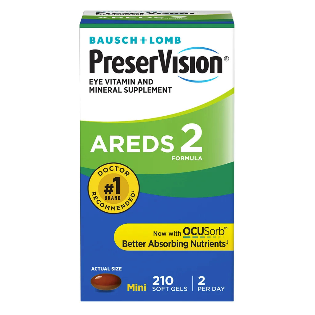 PreserVision AREDS 2 Formula Easy to Swallow 210 Soft Gels