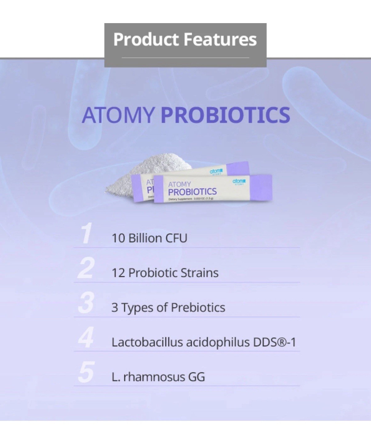 Atomy Probiotics Digestive Balance & Health Supplement – 60 FREE SHIPPING