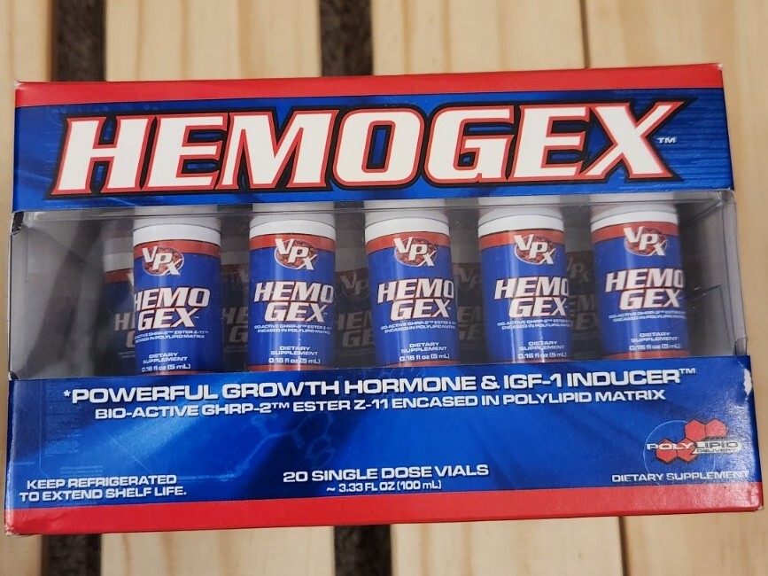 VPX Sports DISCONTINUED BRAND/PRODUCT Hemogex Collectors Item
