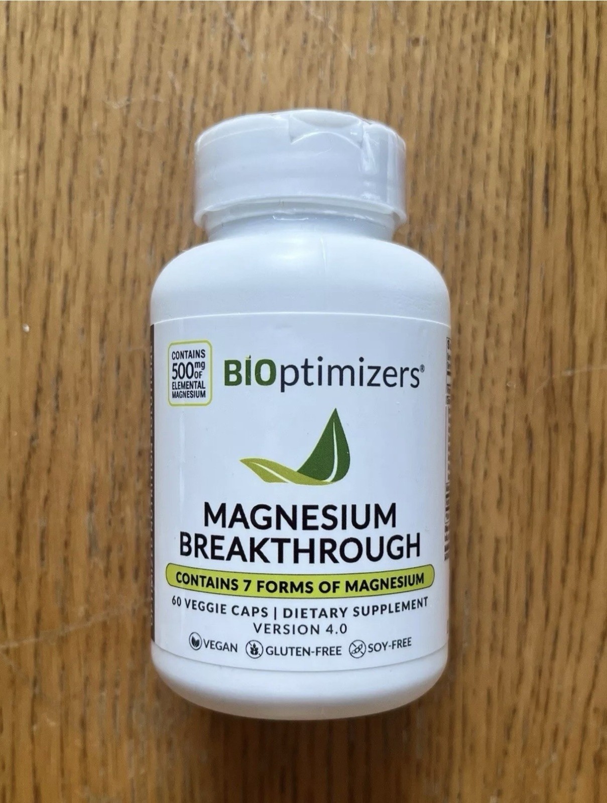 Bioptimizers Magnesium Breakthrough all 7 essential forms – 60 capsules -250mg