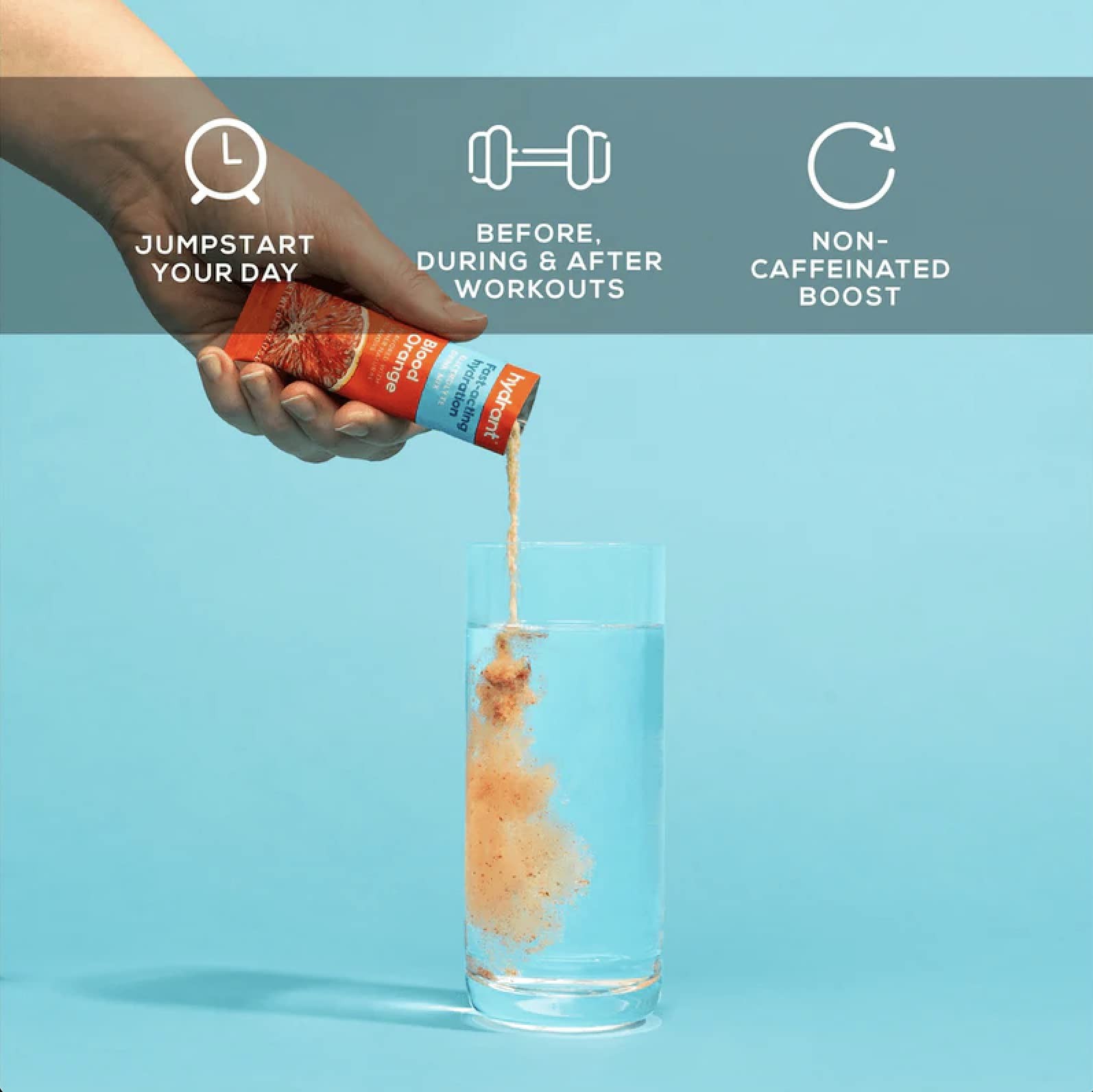 Hydrant Hydration Powder, Blood Orange Flavor, 30 Individual Instant Electro…