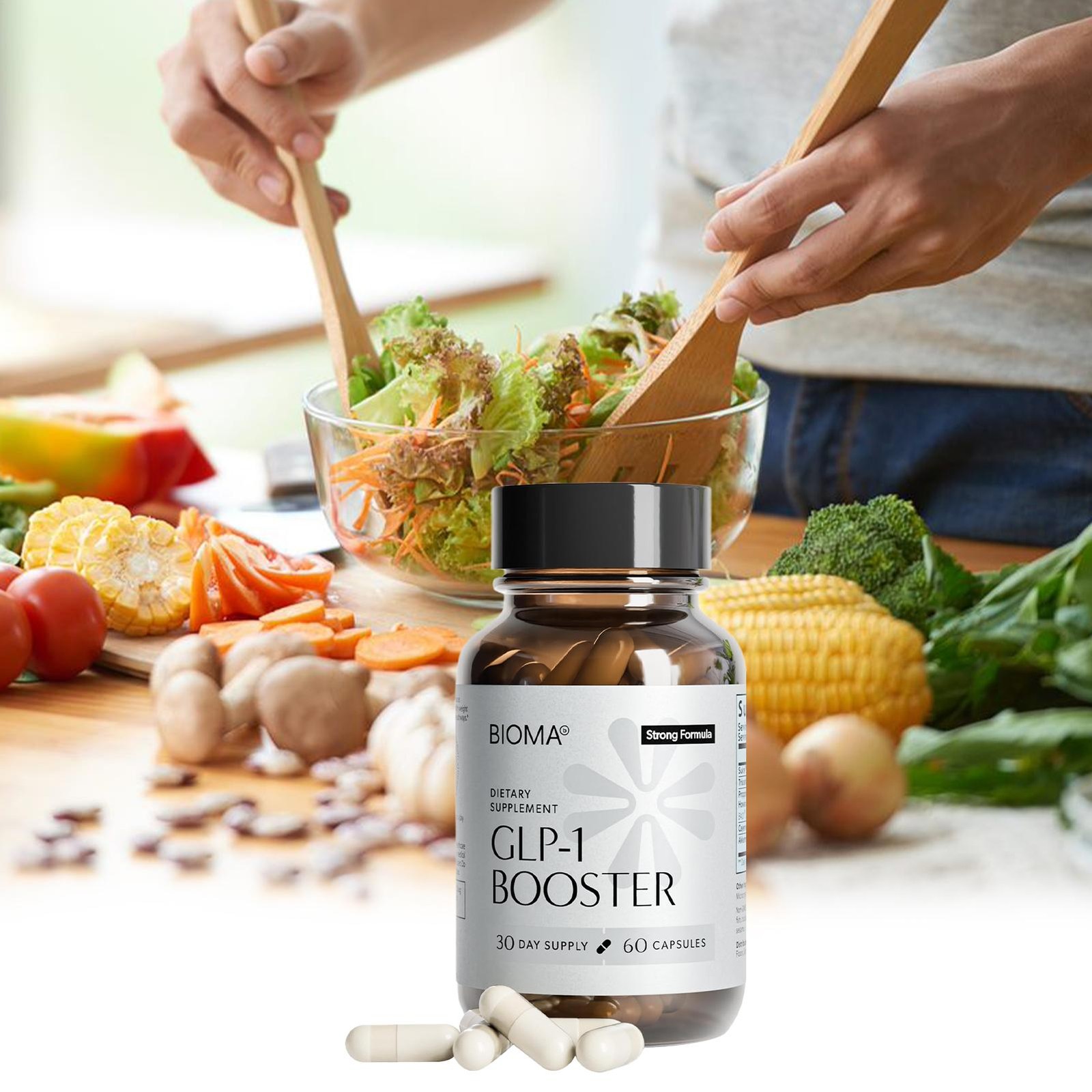3Pack BIOMA GL-1 Booster – Natural Appetite Control Supplement