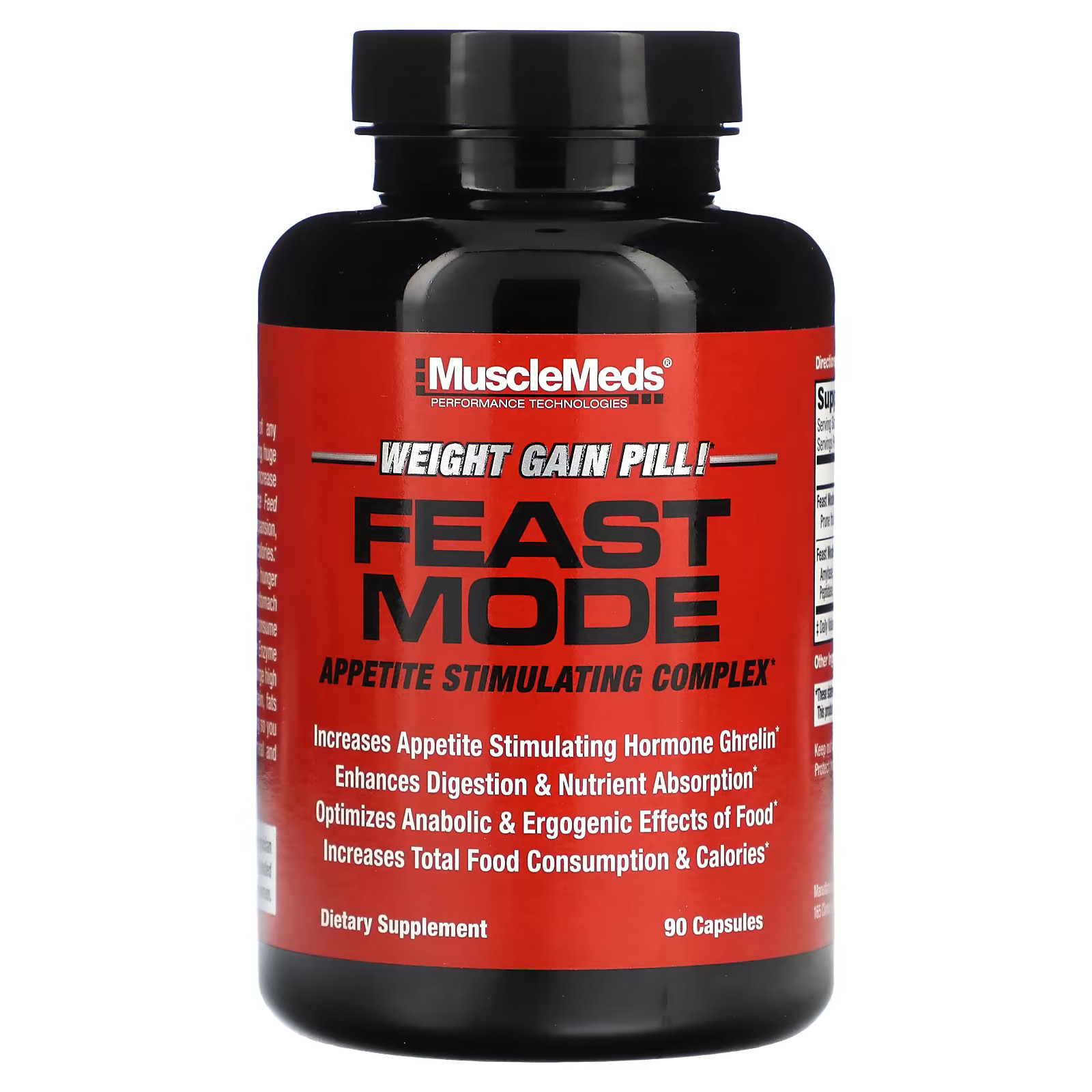 2 X MuscleMeds, Feast Mode, Appetite Stimulating Complex, 90 Capsules-worldwide