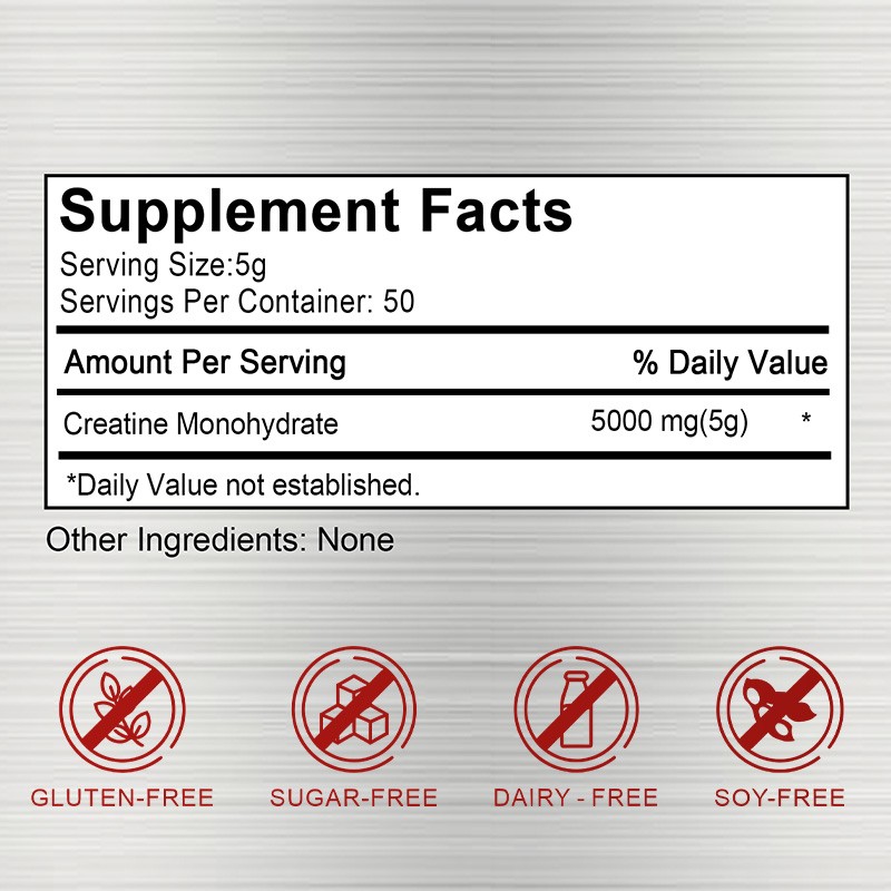 CREATINE Supplements Creatine Monohydrate powder Micronized- non-gmo/gluten free