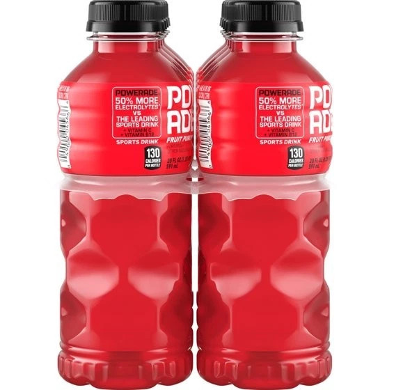 POWERADE Fruit Punch Electrolyte Sports Drink Bottles, 20 fl oz, 8 PackPOWERADE
