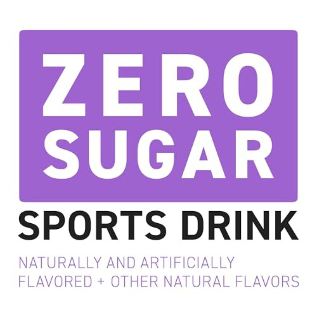 POWERADE Electrolyte Enhanced Zero Sugar Grape Sports Drink, 20 Ounce (Pack of 8