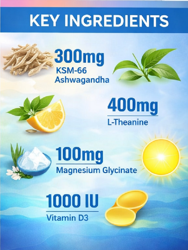 2Pk nello SUPERCALM Drink Mix Ashwagandha Magnesium Raspberry Lemonade 40 Pkts