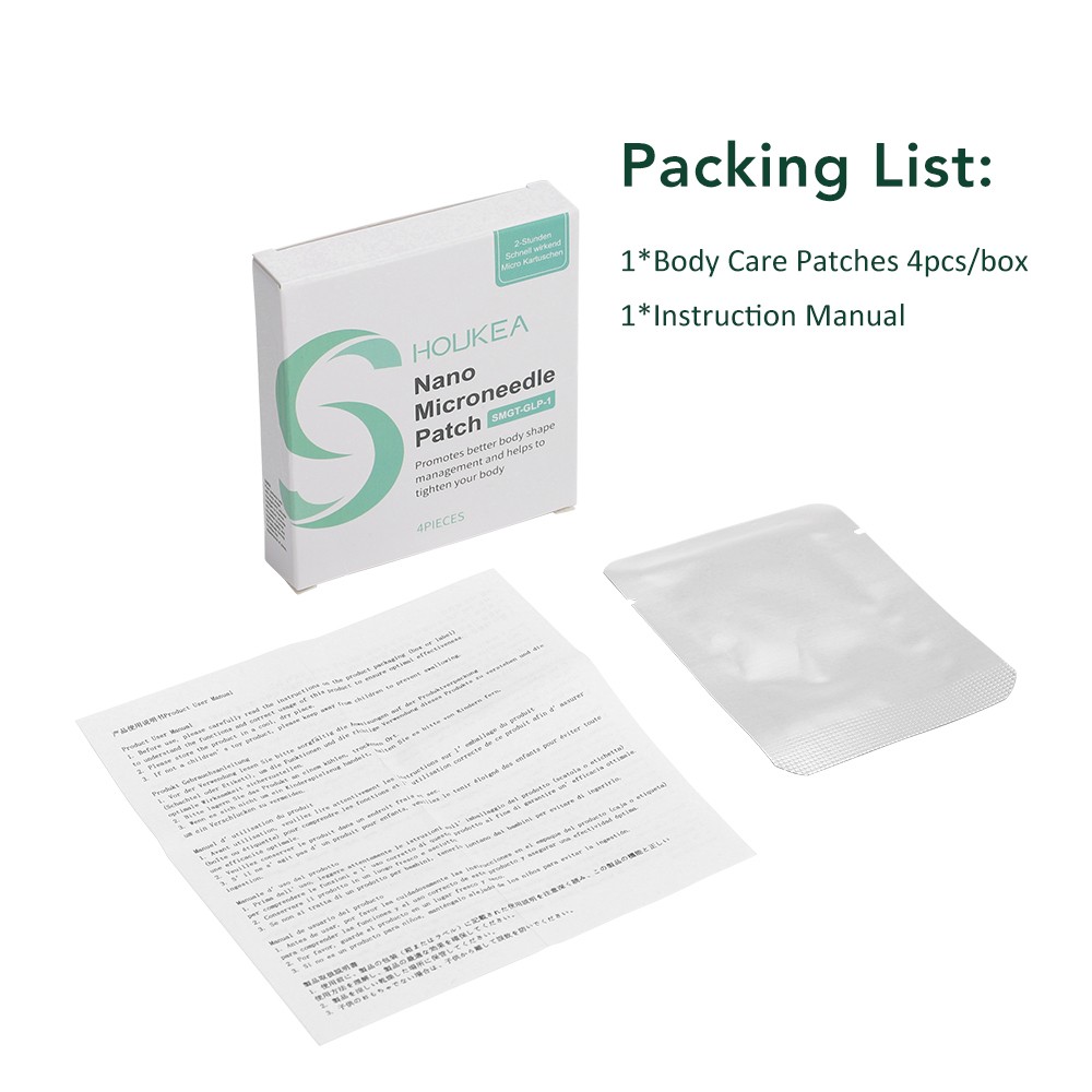 4-40PCS Nano Micro-needle Patch -Body Patch-Unisex Slimming Microneedle Patch