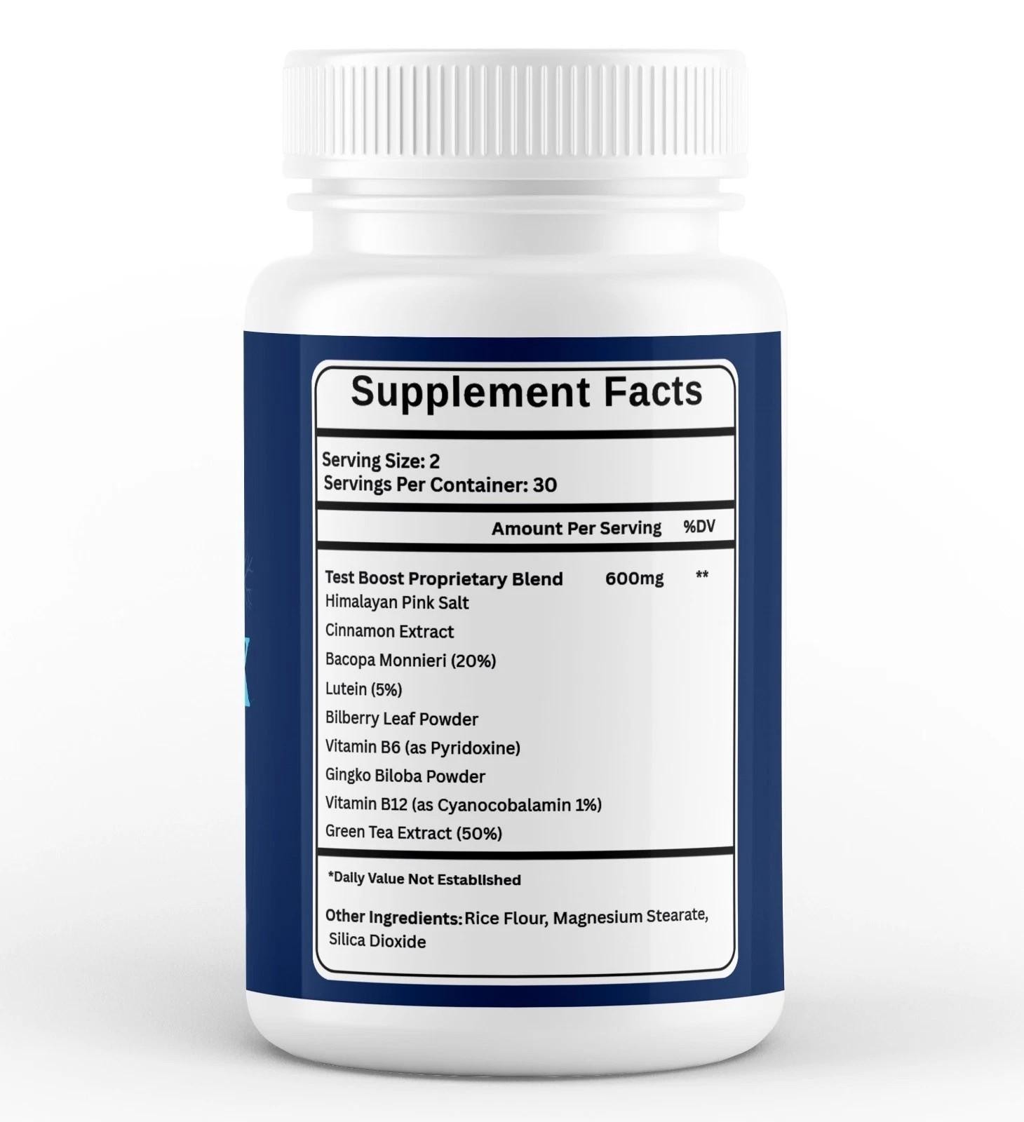 (1 Pack) BrainVex Nootropic All Natural Brain Supplement Brain Vex 60 Capsules