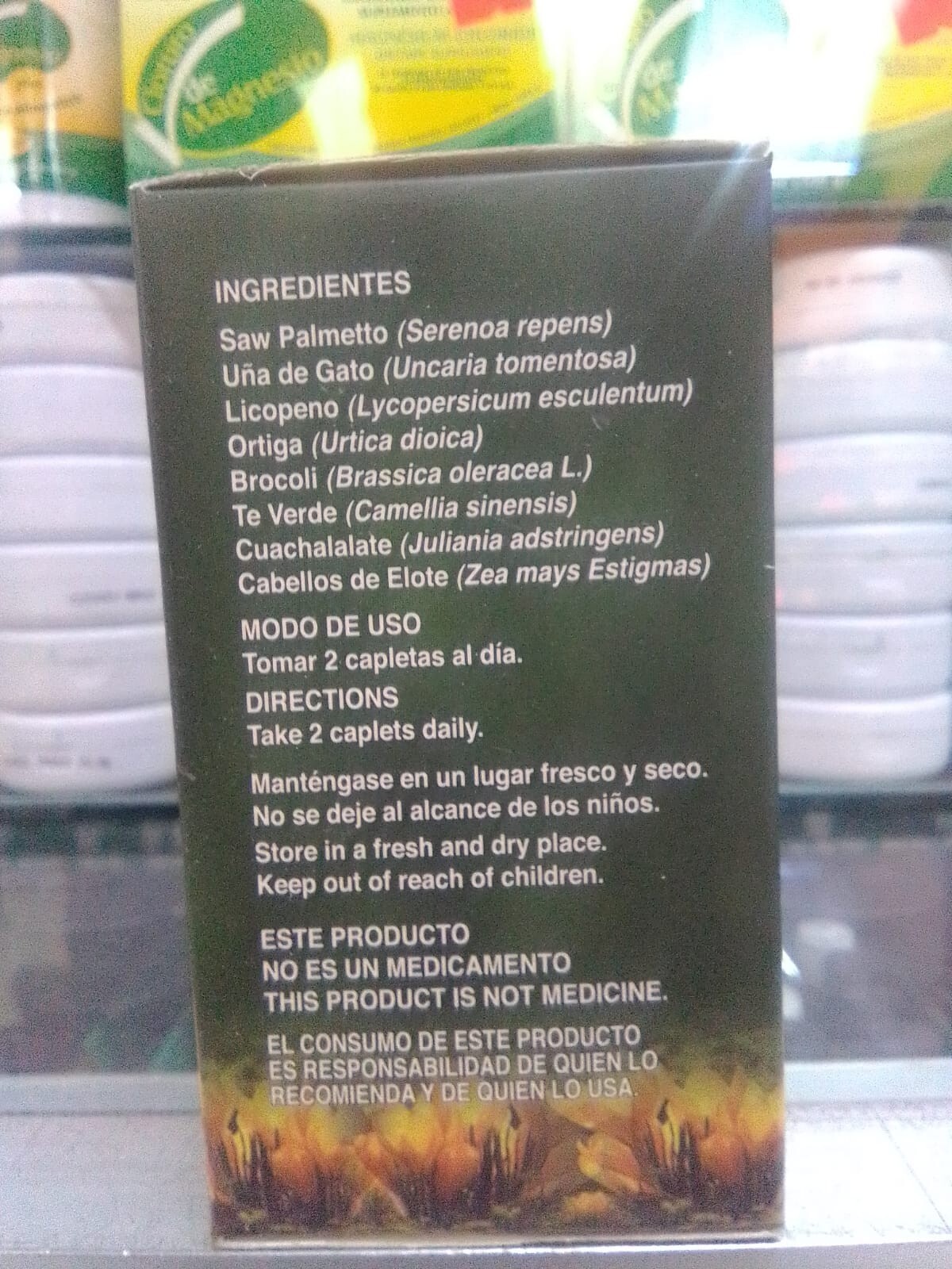 DIABETS. 60 Caplets Nutritional Supplement 100% Natural/Caja con 60 Tabletas