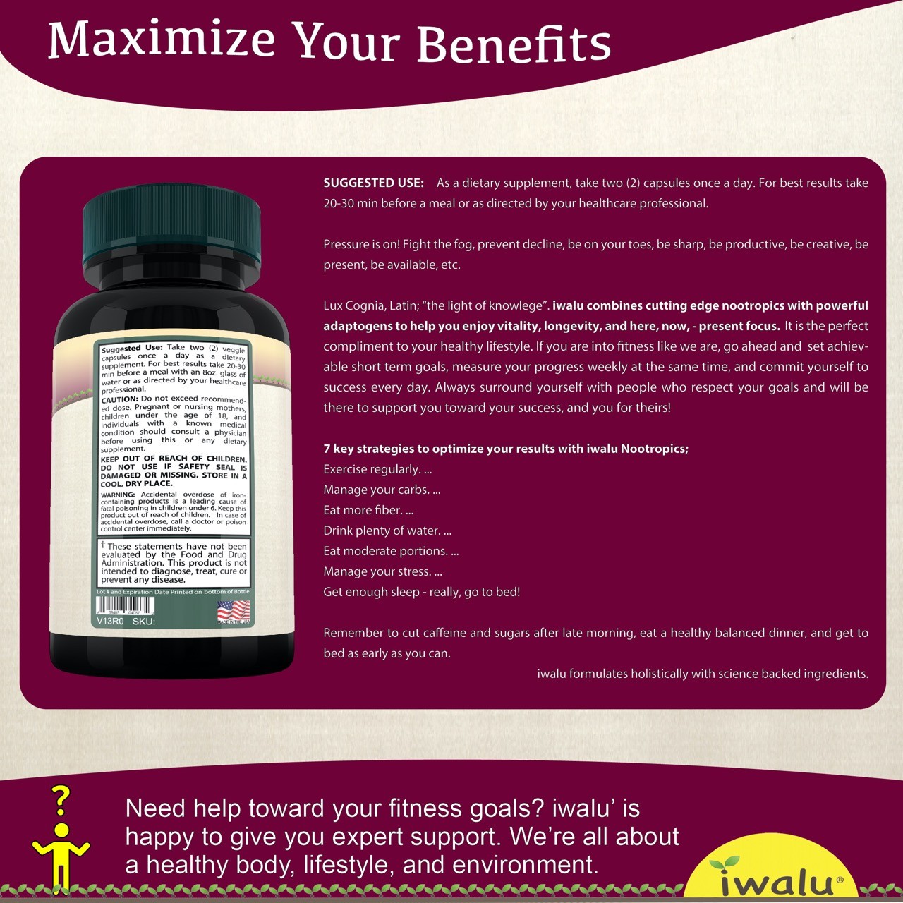 Serotonin and Dopamine Supplements – Nerve Calming Cortisol Reducer & Adaptogens