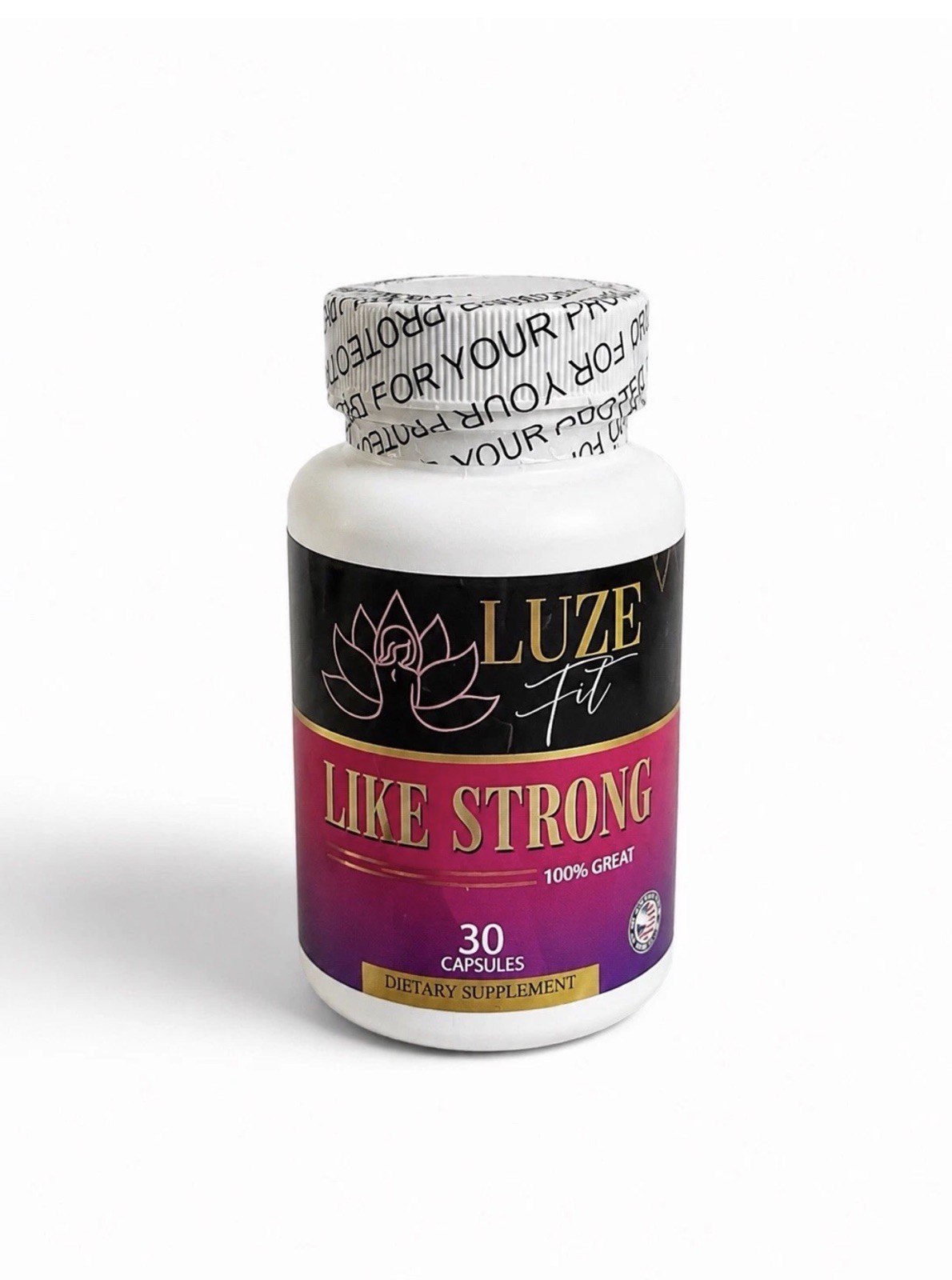 Luze Fit Like Strong 30 Capsules Dietary Supplement Sealed Fast Free Shipping