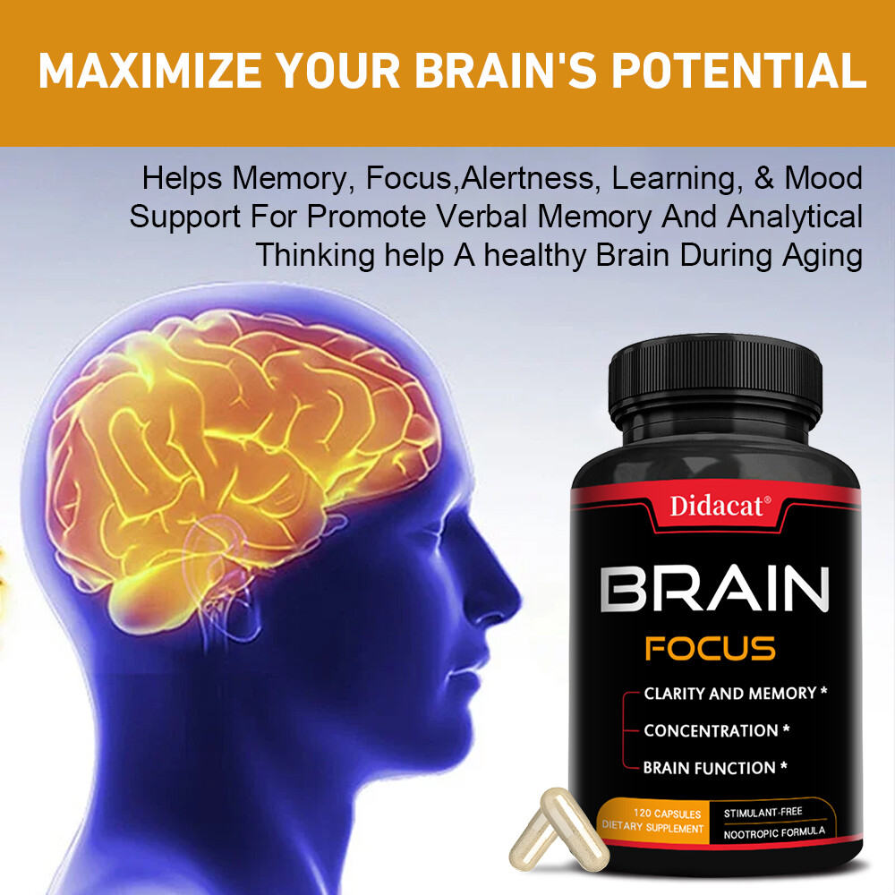 Brain Health Capsules,Brain Health,Improves Memory, Focus And Cognitive Function