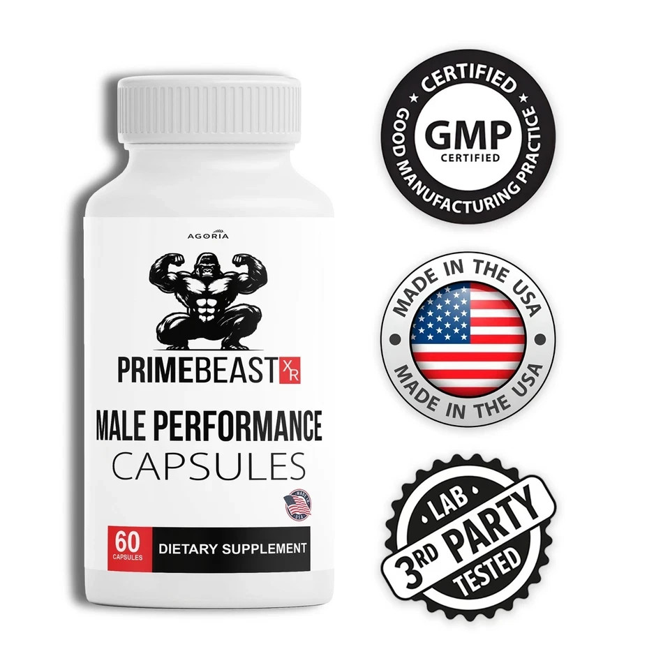 ( 1 Pack ) Prime Beast Capsules, Prime Beast XR Male Support Capsules