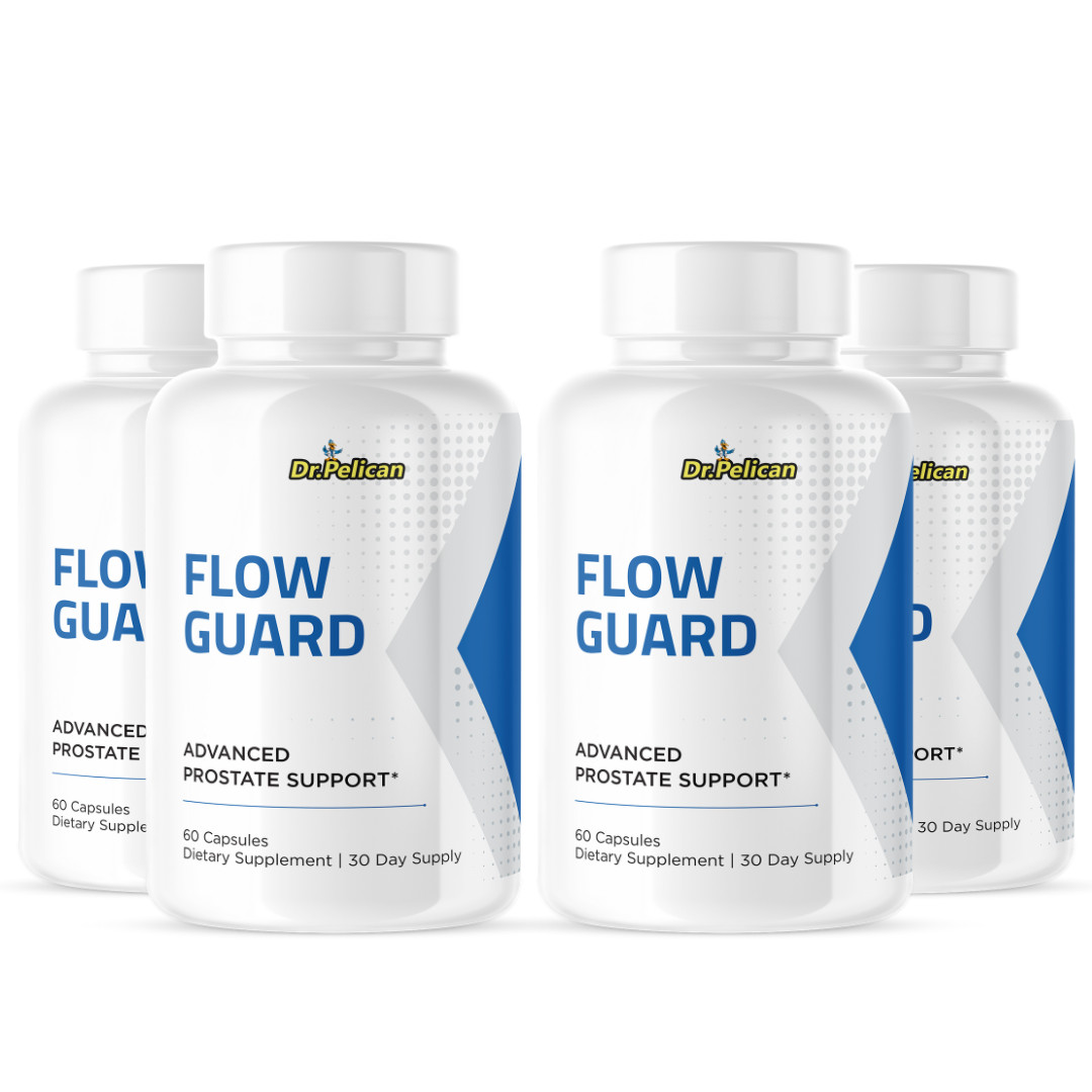 Flow Guard – Prostate Support- 4 Bottles- 240 Capsules