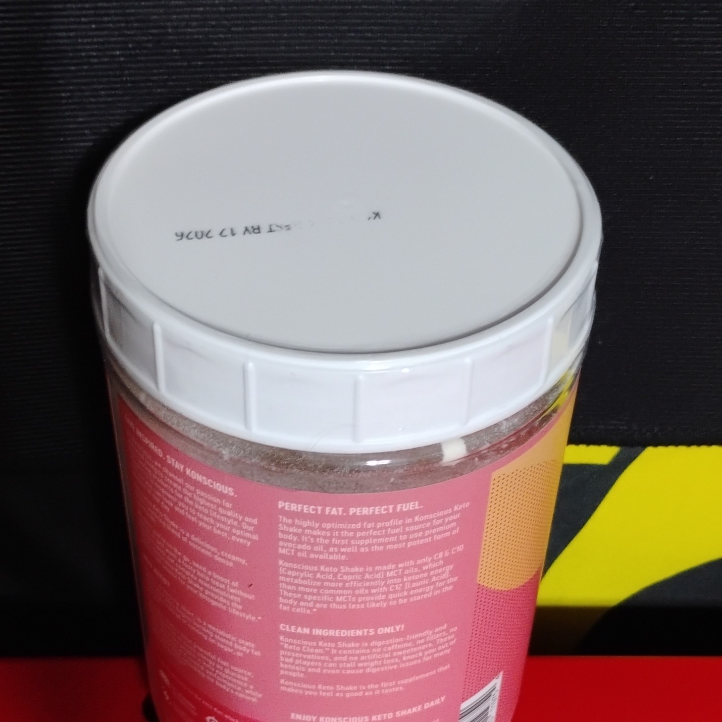 Konscious Keto Shake Powder Strawberry Cheesecake Non-GMO No Soy 17.4 oz