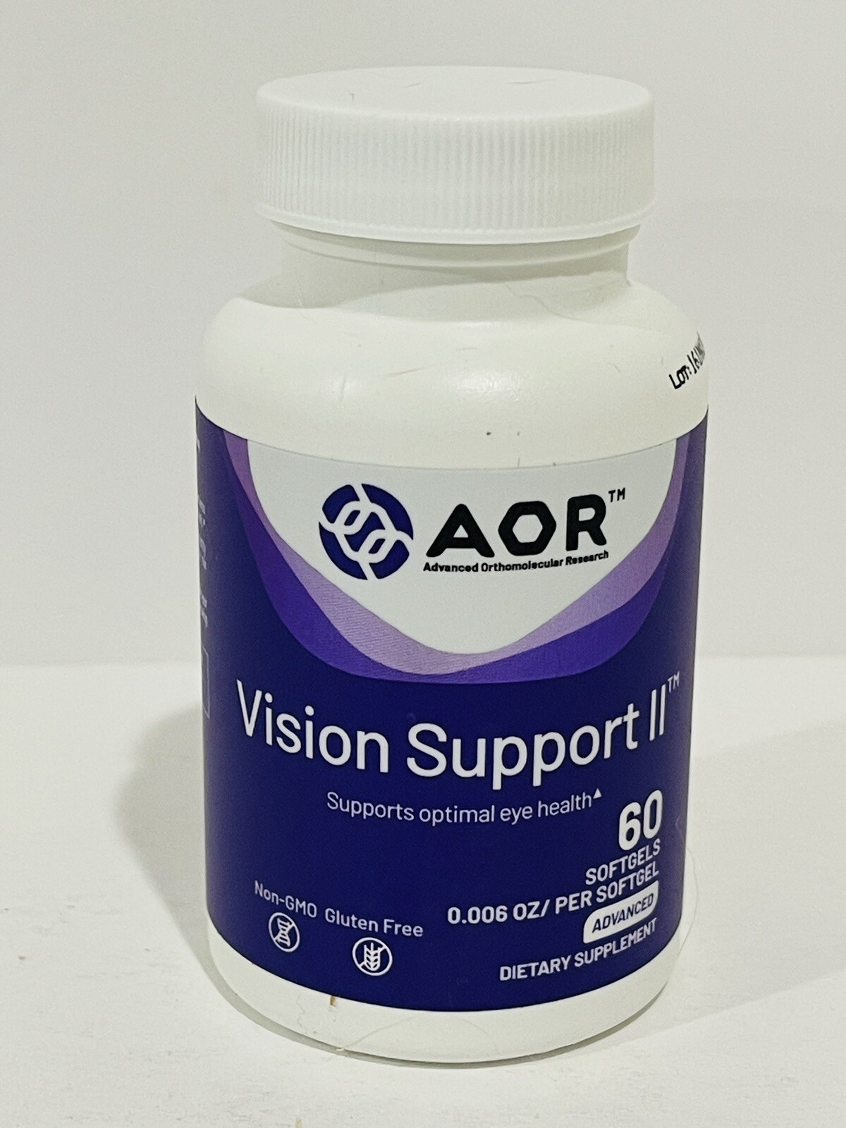 AOR, Vision Support II, Natural Supplement to Support Eye Health – Exp 04/2026