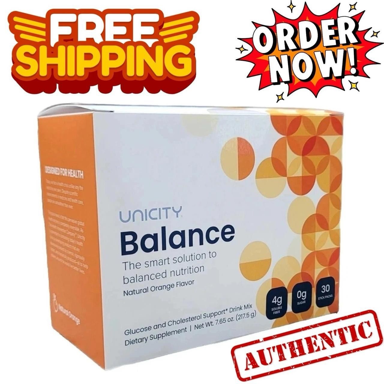 Unicity Unimate Lemon 60 Pkt Balance Orange 30 Pkt Sealed Free Ship Exp 09/27