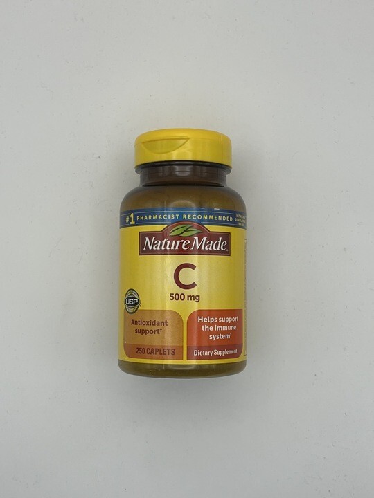 Nature Made Vitamin C 500mg 250 Caplets Exp. 09/2025
