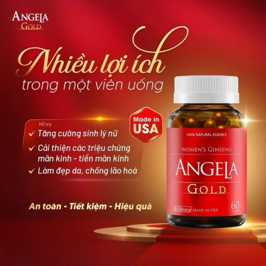 2 Boxes Angela Gold Premium Herbal Extract – 1 Box (60 Capsules) – USA Made