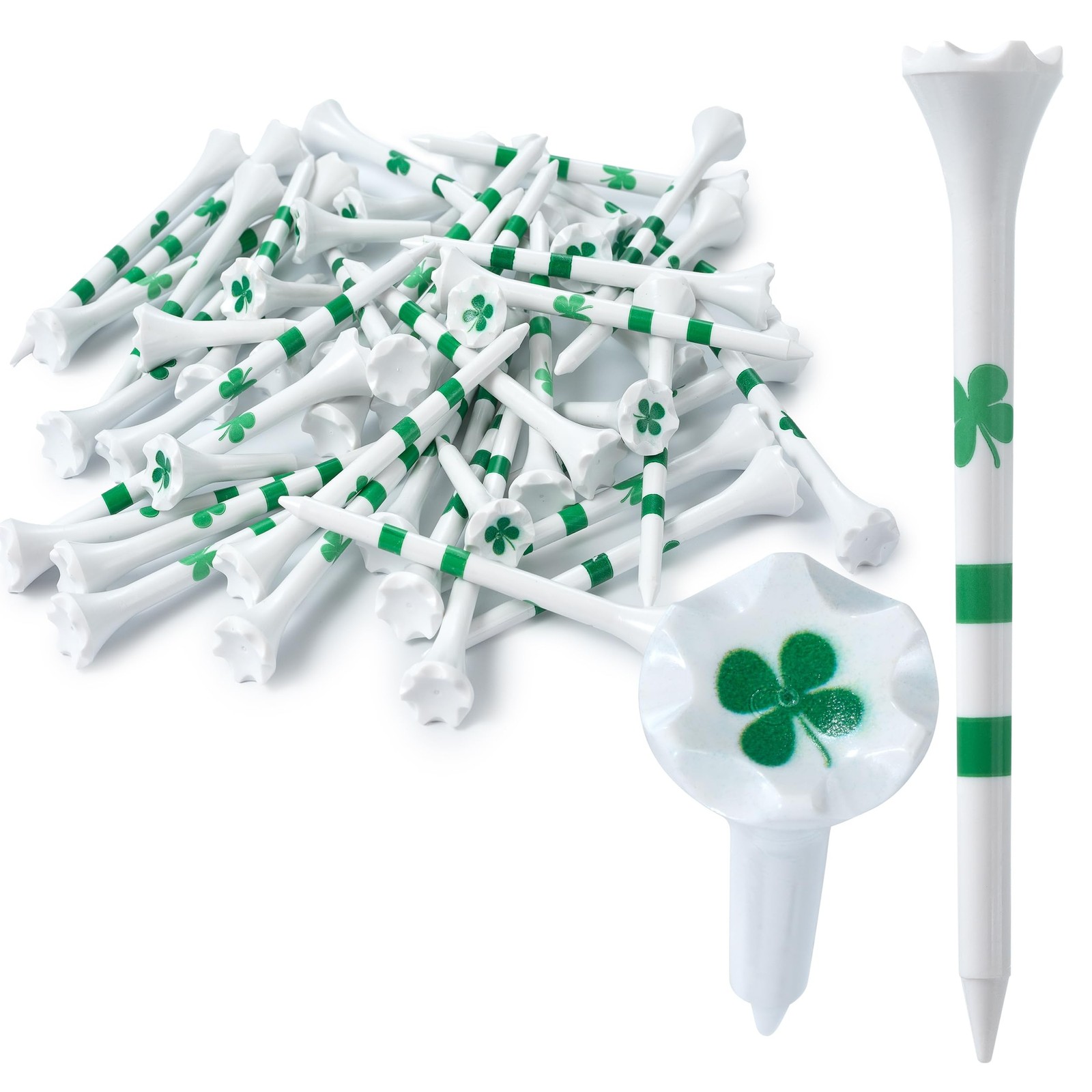 NorthPointe Golf Tees Plastic Combo Length Pack of 50 Includes (40 Count) 3 