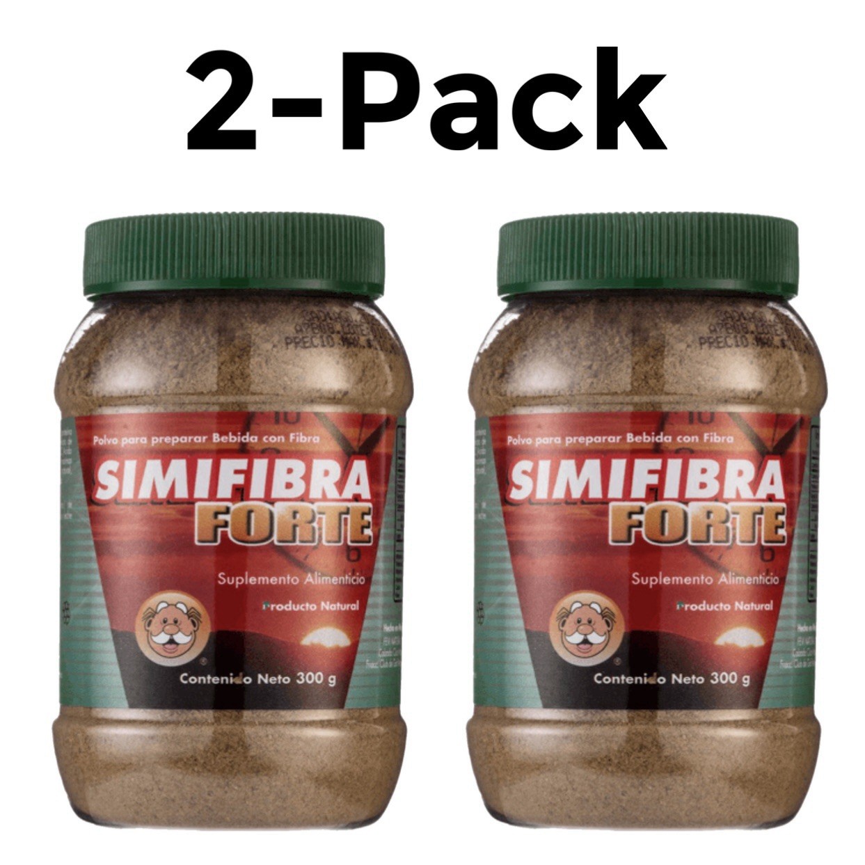 2-Pack Simifibra Forte 300g Natural Fiber Supplement for Digestion & Health