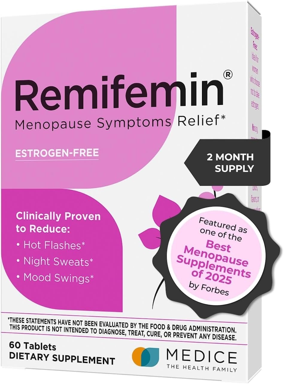Remifemin Menopause Symptoms Relief – Clinically Proven Ingredients – Menopause