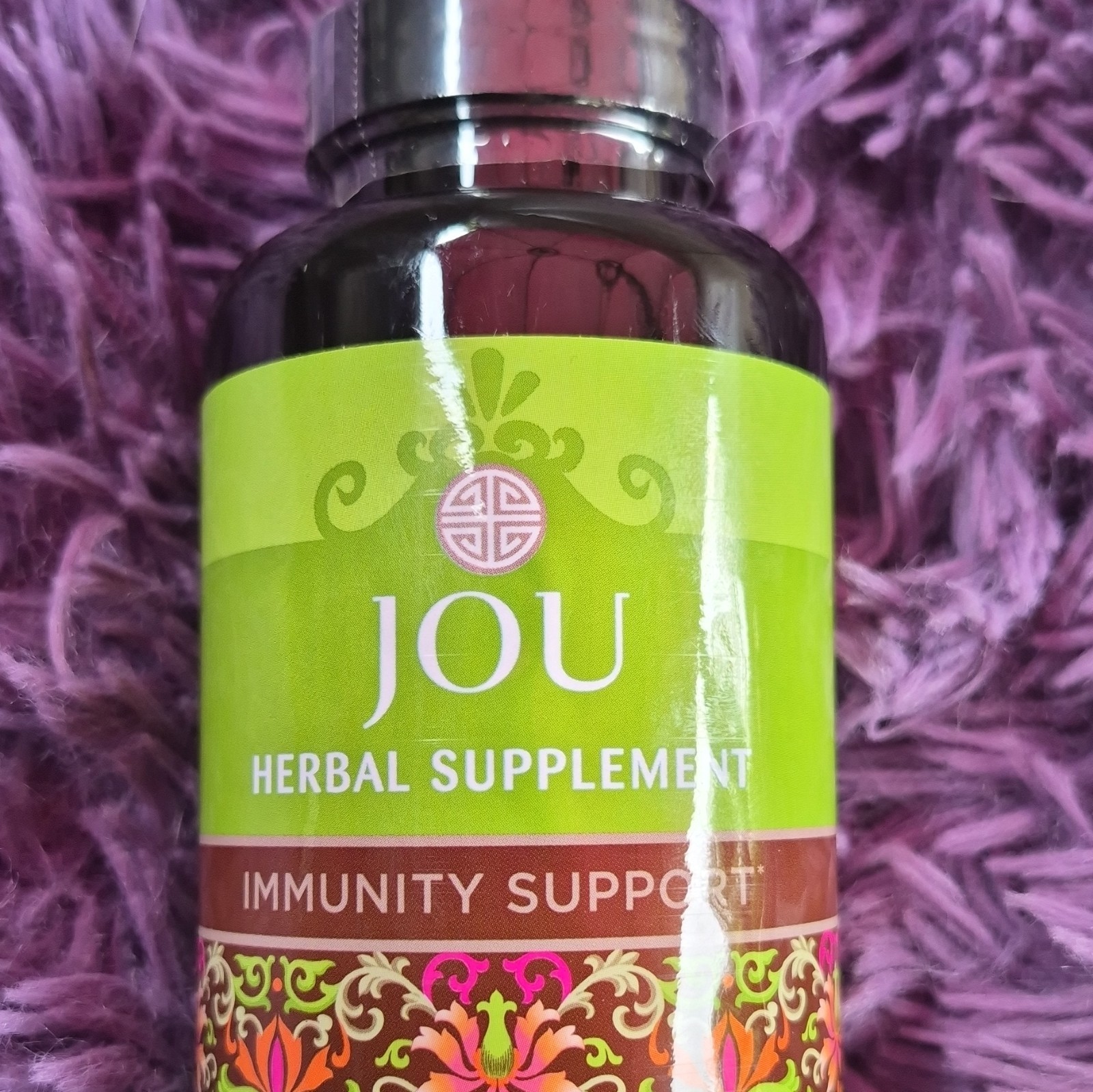 JOU Herbal Immunity Support Supplement Capsules – 30 Count with Mint Herb