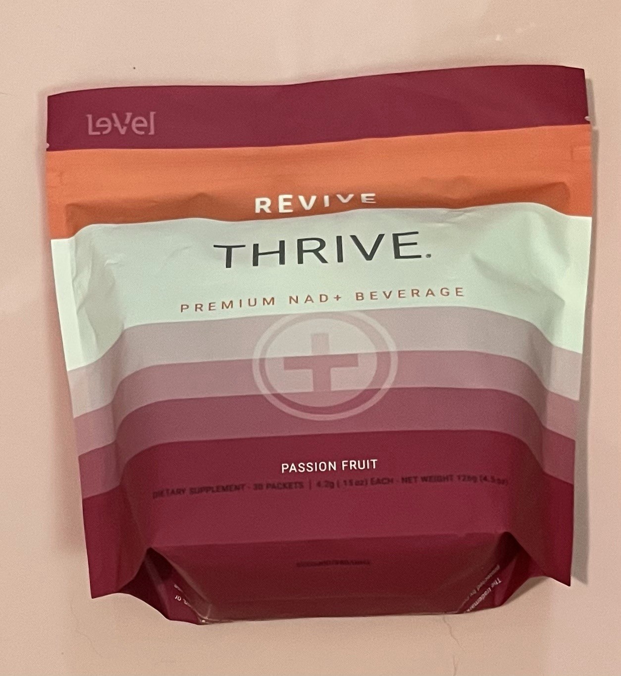 Le-Vel THRIVE Revive Premium NAD+ Powder Supplement, Passion Fruit Flavor