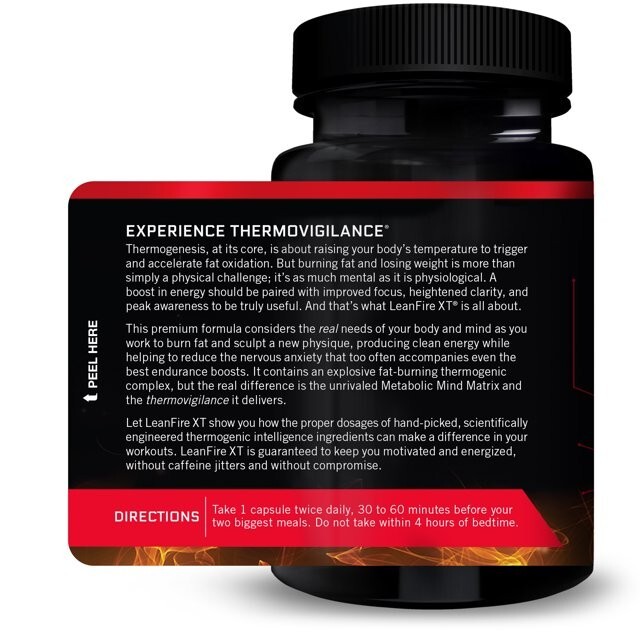Force Factor LeanFire XT 60 Belly Fat Burner Supplement, Weight Loss Diet Pills