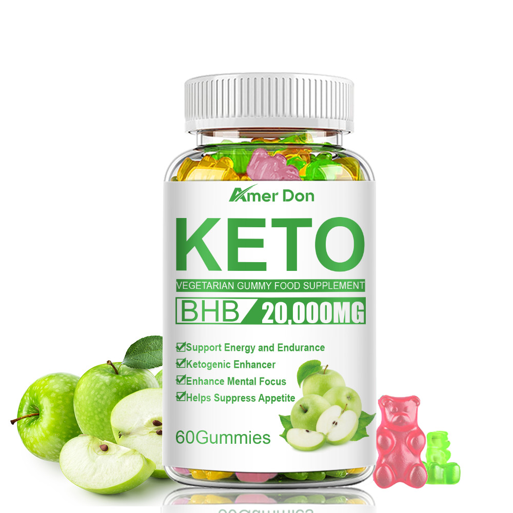 Keto ACV BHB Gummies for Fat Burn Weight Loss Detox Keto Diet 60 Pills Gummies