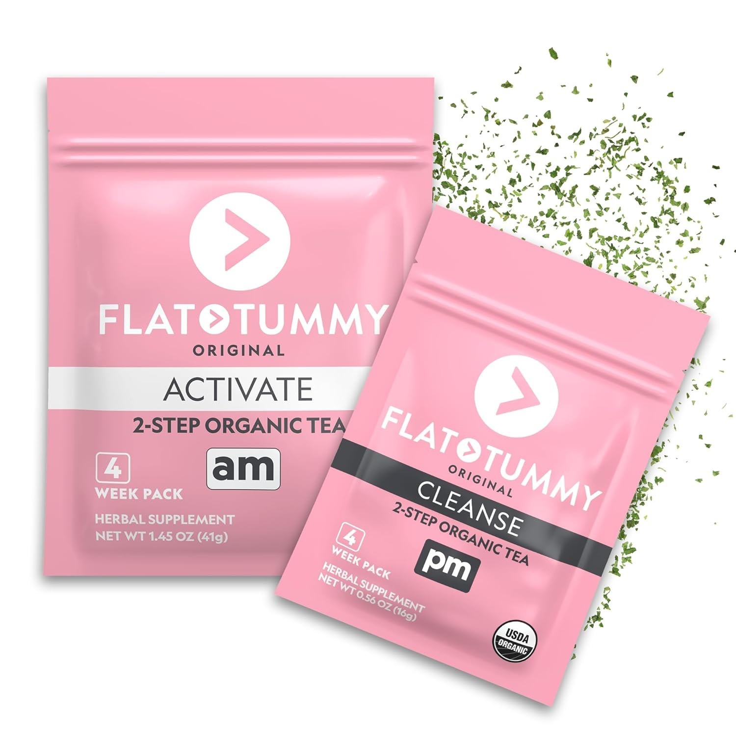 2-Step Detox Tea Program for Boosting Energy & Reducing Bloating – 1.45 oz