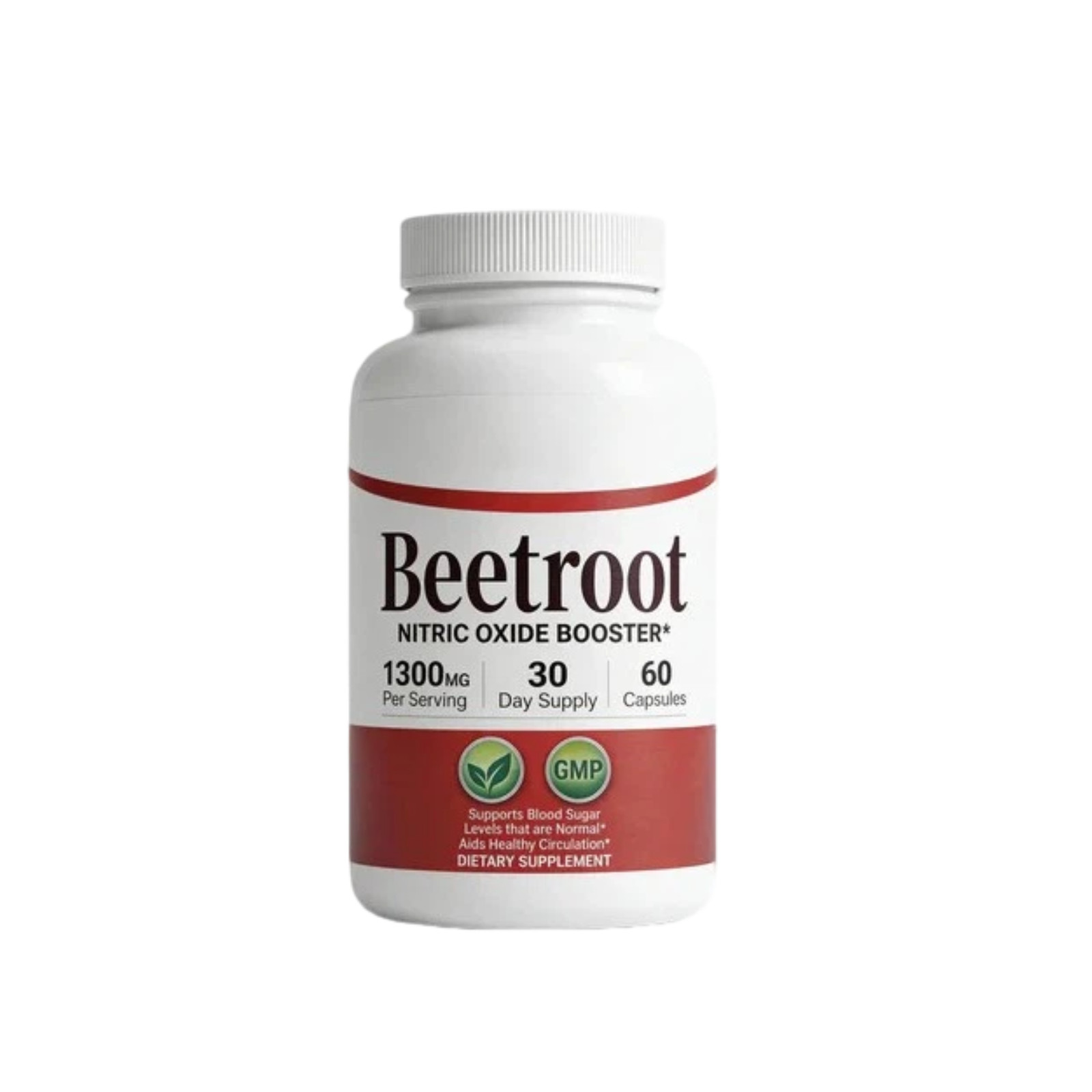 Beetroot 1300mg Non-GMO Gluten Free Supplementation 60 softgels