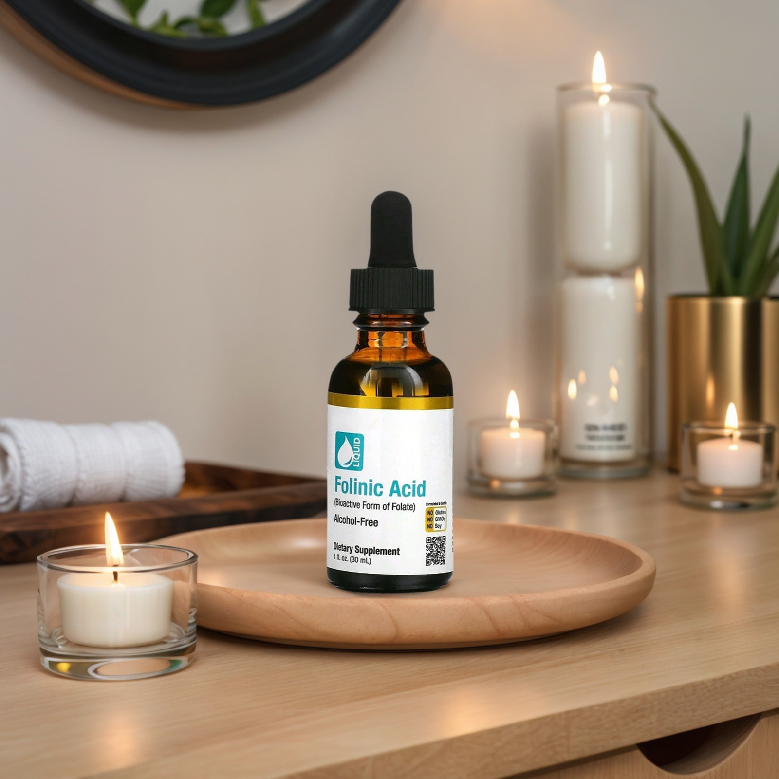 Pack) (2 Nutrition Folinic Acid Bioactive Form Of Folate Alcohol Free 30ml