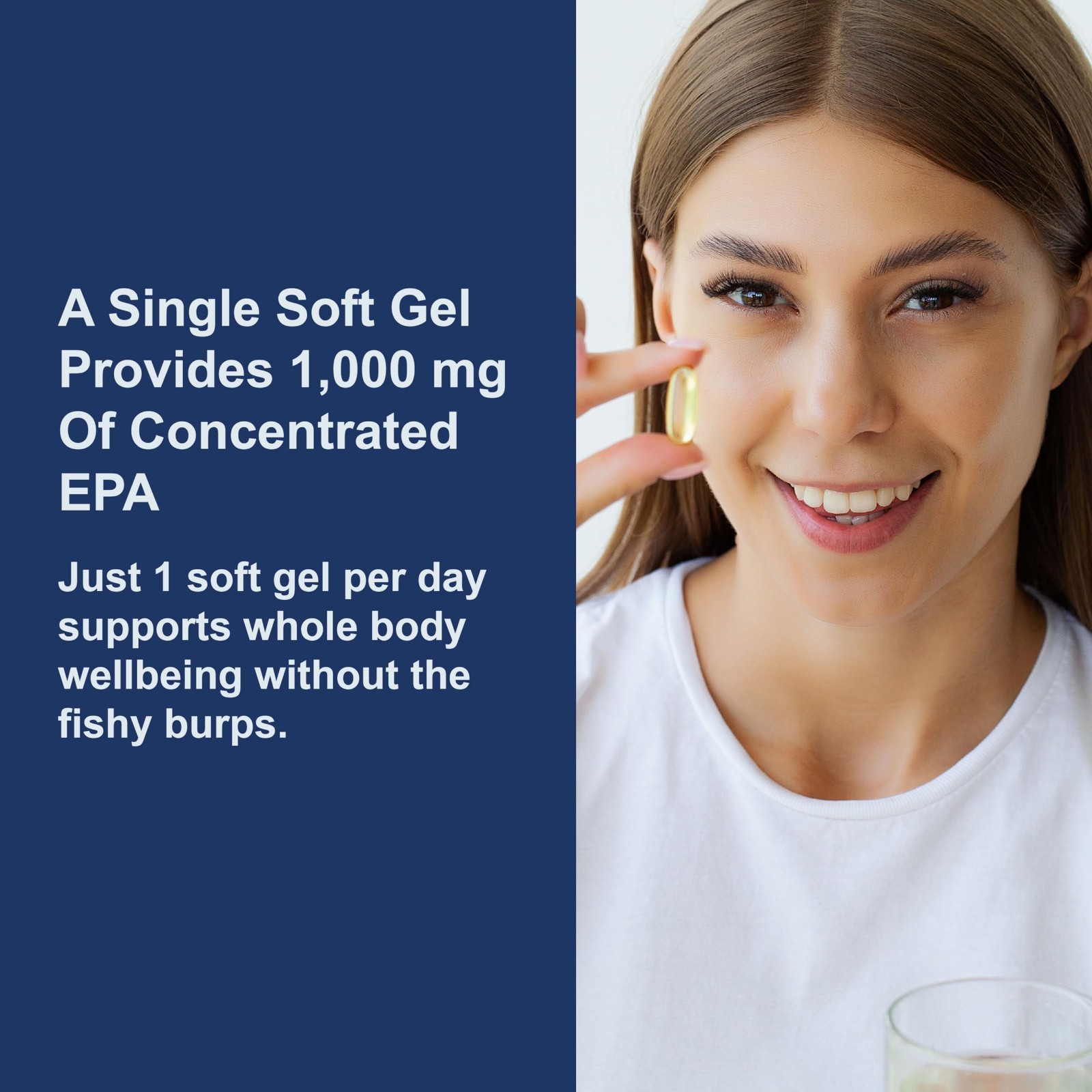 1000mg EPA Fish Oil Softgels – Wild-Caught, Sustainably Sourced, Healthy Triglyc