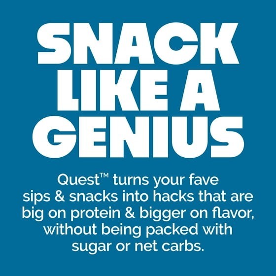 Quest Tortilla Style Protein Chips, 19g Protein,Pizza Flavor,1.1oz Bags,4 ct