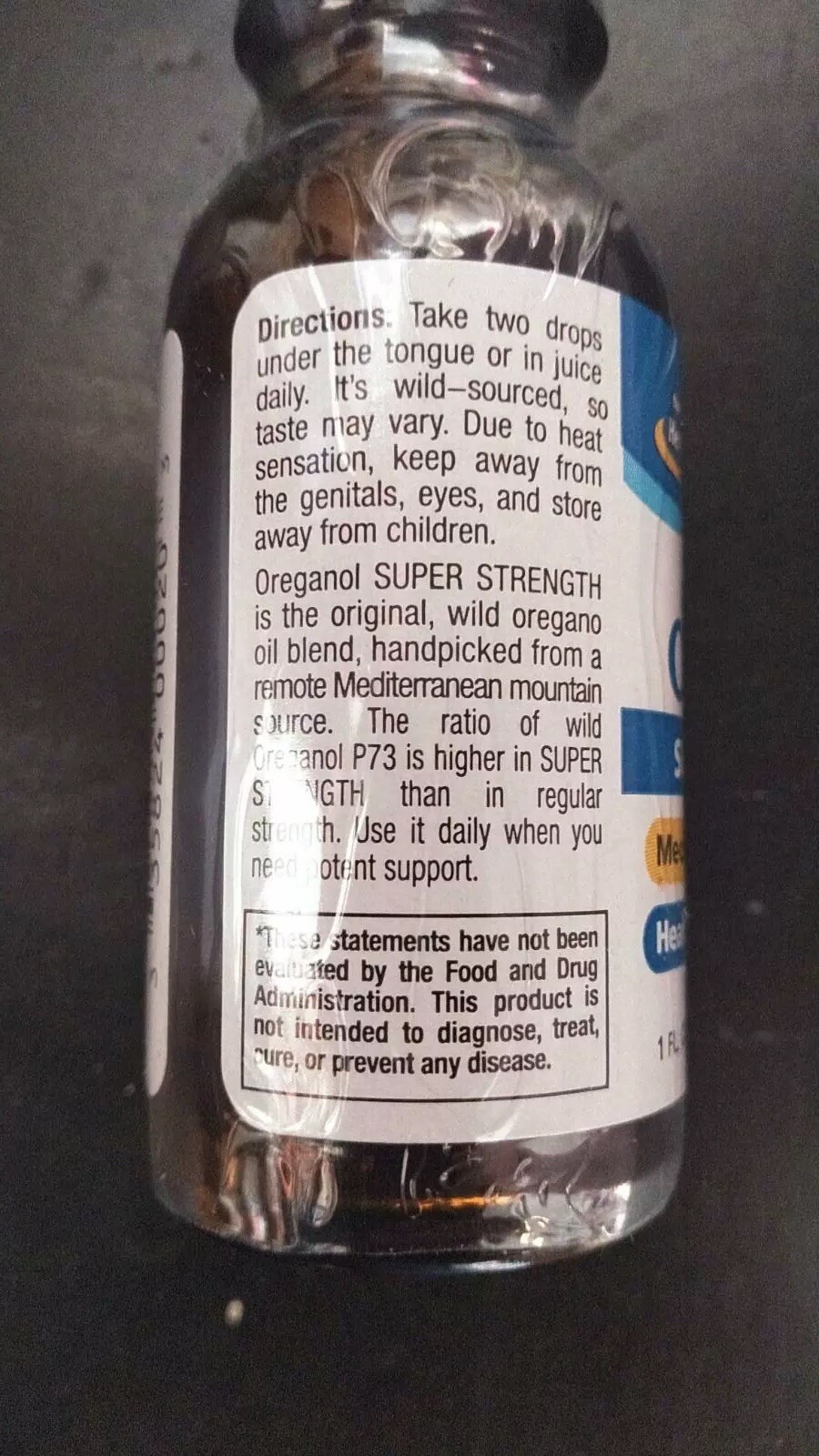 Oreganol Oil of Oregano P 73 Super Strength 1oz North American Herb & Spice