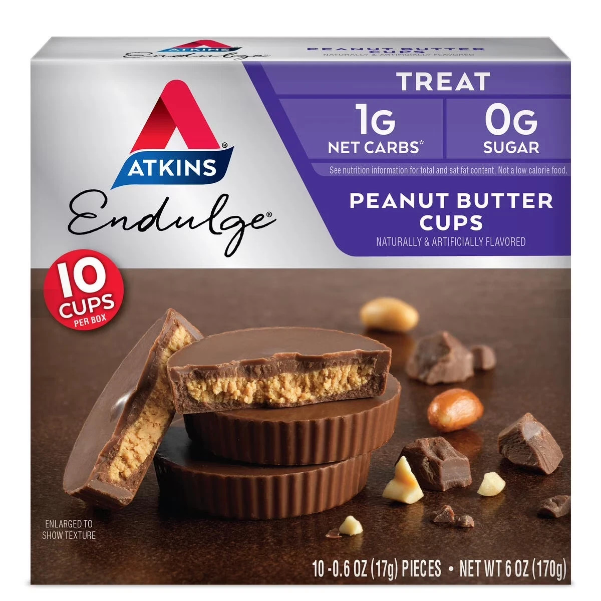Atkins Endulge Treats, Peanut Butter Cups, Dessert Favorite, Low Carb, Low SUGAR