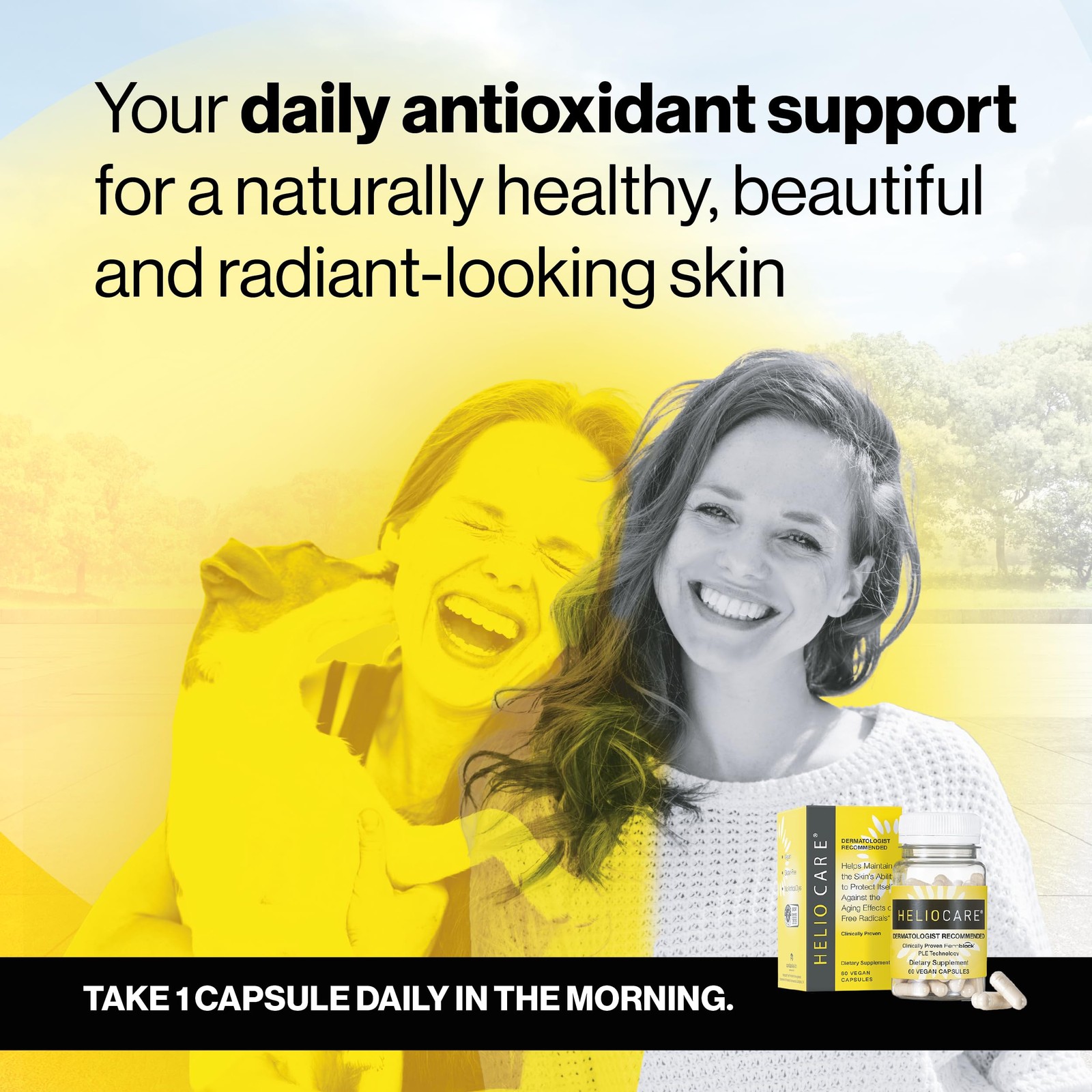 Heliocare Skin Care Dietary Supplement: 240mg 60 Count (Pack of 1), Yellow
