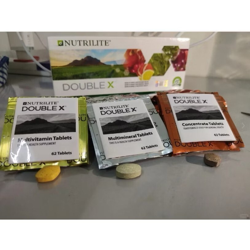AUTHENTIC NUTRILITE Double X™ Tray 31Day Supply New Improved Formula 186 Tablets