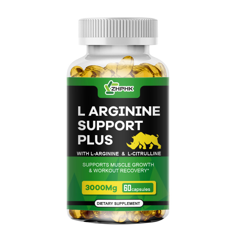 L-Arginine 60 Nitric Oxide,Testosterone Booster,Energy Support Capsules 3000 mg