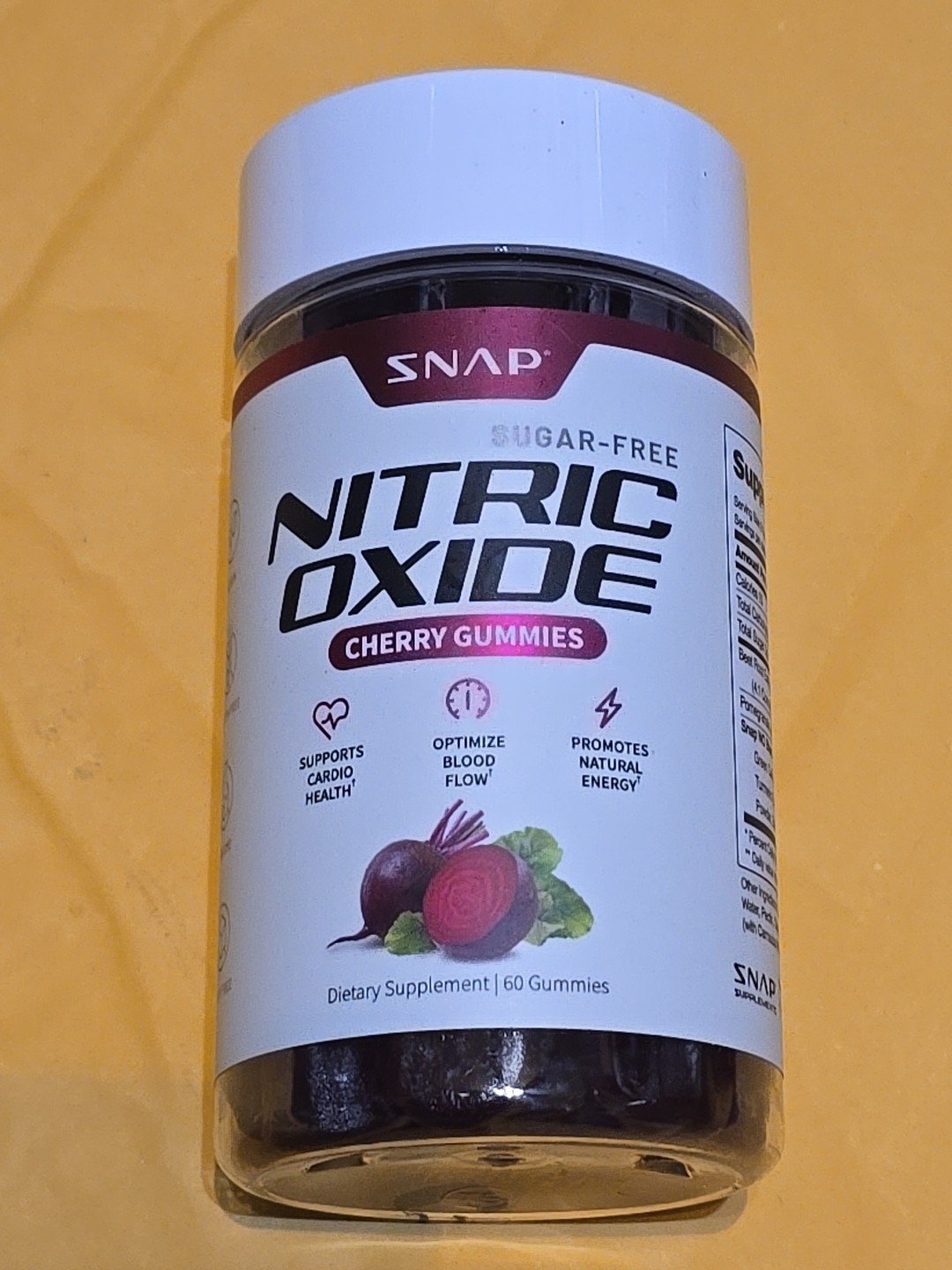 Sugar Free Cherry Beet Root Nitric Oxide Chews – Heart Health Support Exp 11/26