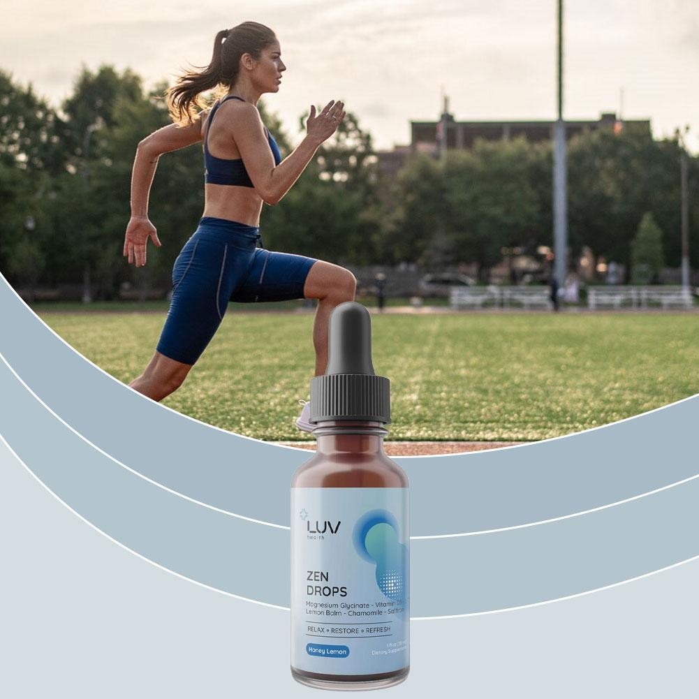 LUV Zen Drops – Anxiety and Stress Support Drops with Magnesium Glycinate&Vita*
