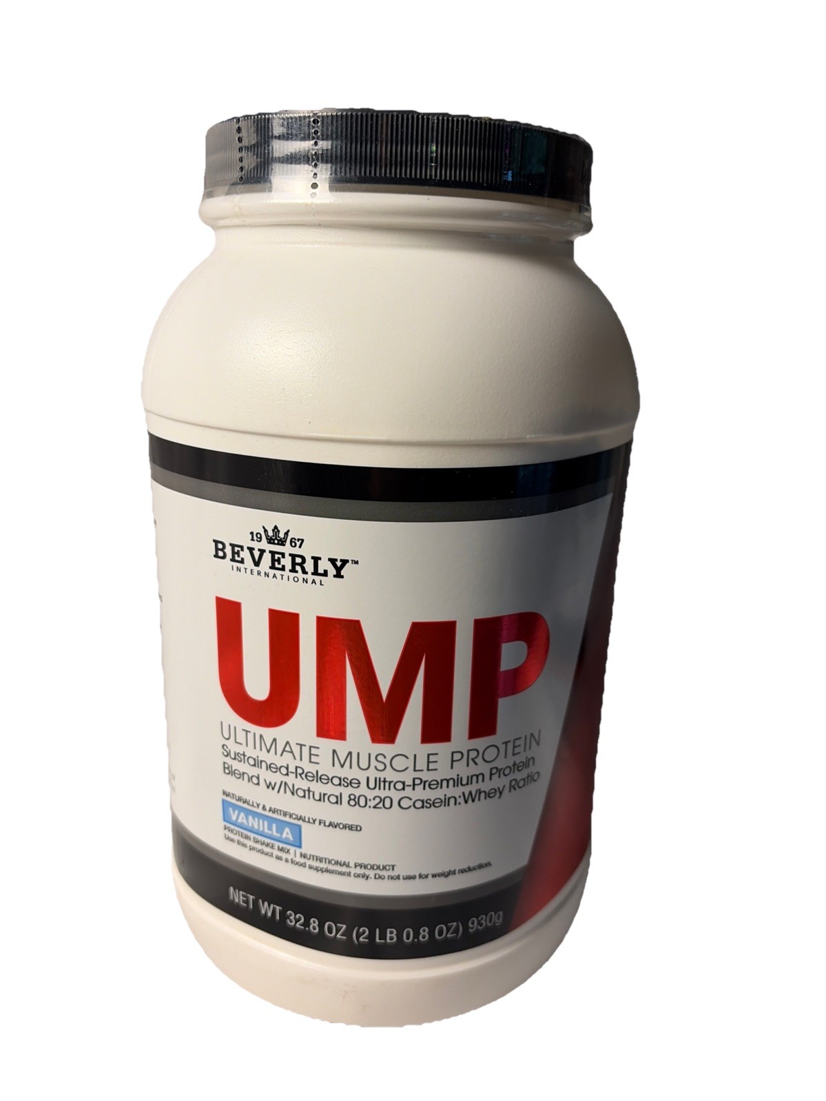 Beverly International – UMP Vanilla 80:20 Casein Whey Blend 32.8oz 930g