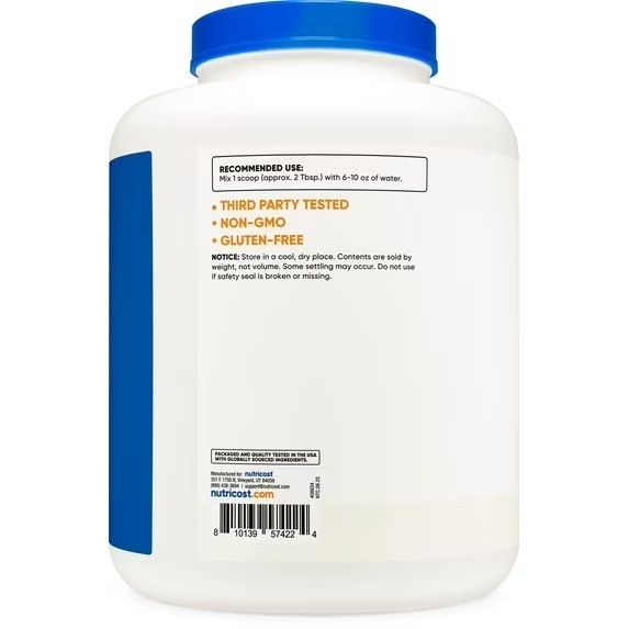 Nutricost Dextrose Powder 10 LBS, Non-GMO, Gluten Free – NEW – FREE SHIPPING!!!