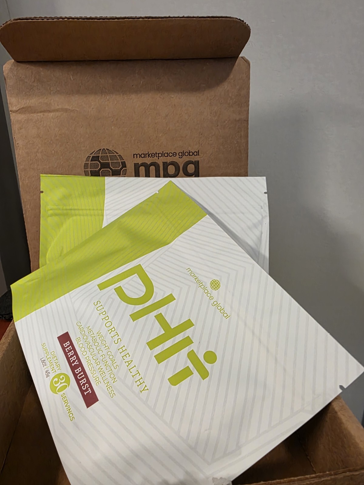 Phit BERRY BURST Dietary Supplements Fat Burning. 30 Count Per Bag. New