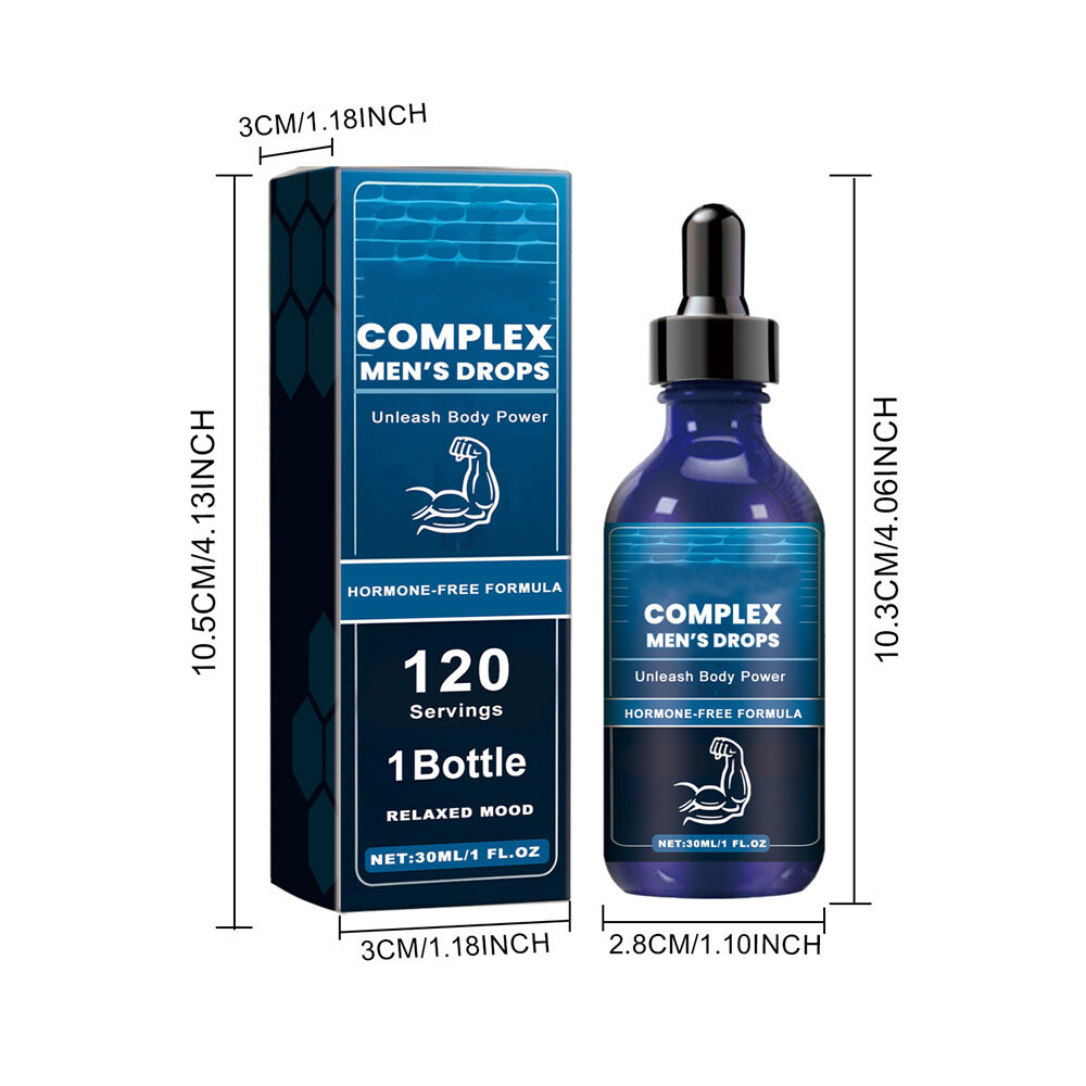 Male Growth Nutrition Drops, Complex Men’s Drops, Secret Drops for Strong Men US