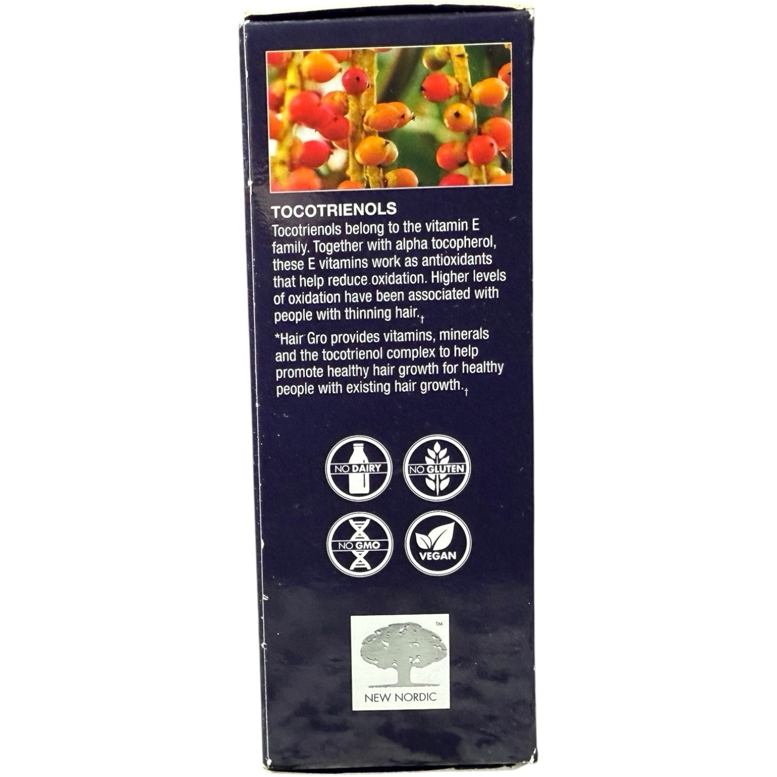 (3) Nordic Hair Gro Dietary Supplement With Botanicals 60 Tablets – Exp 11/2026+
